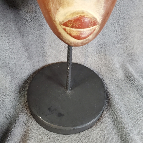 HandCrafted Wooden Tribal Masks on stands Made in Ghana - Picture 6 of 11